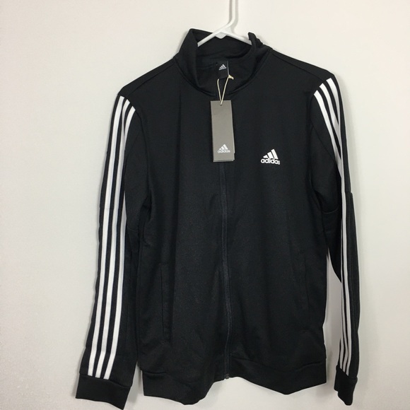 adidas Jackets & Coats Womans Black Adidas Team Sports Track Jacket